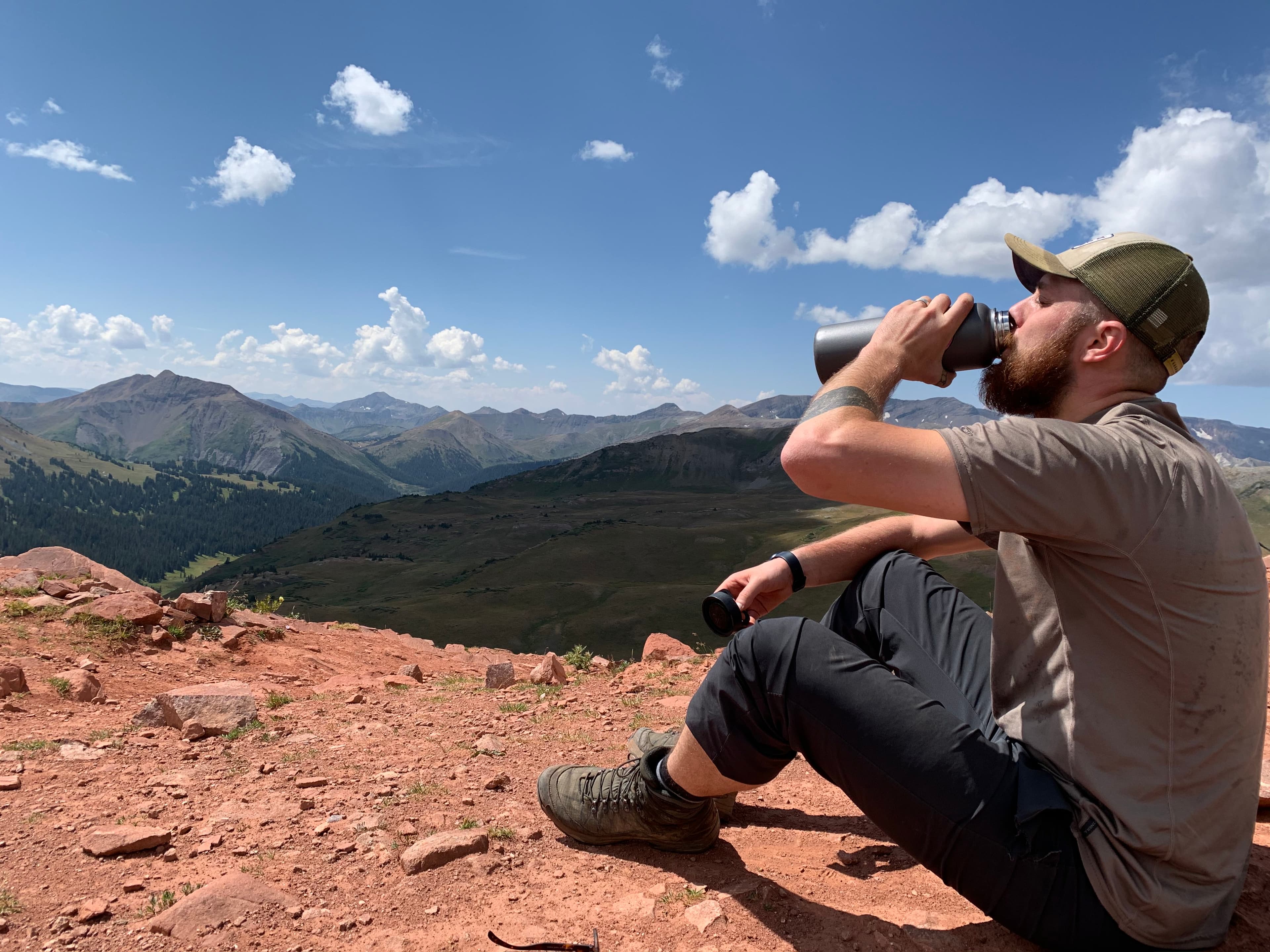Alex Richards in the mountains